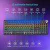 RGB Backlit Mechanical Keyboard and Gaming Mouse Set for Office & Gaming