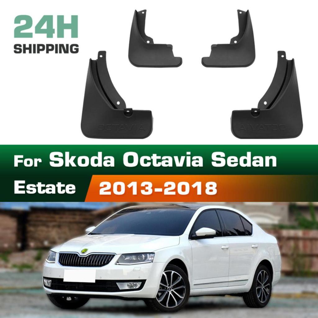 4PCS Splash Guards Mudguards Compatible with Skoda Octavia MK3 A7 5E Sedan/Estate 2013 2014 2015 2016 2017 2018