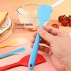 Two-Piece High-Temperature Silicone Spatula Set for Baking and Mixing