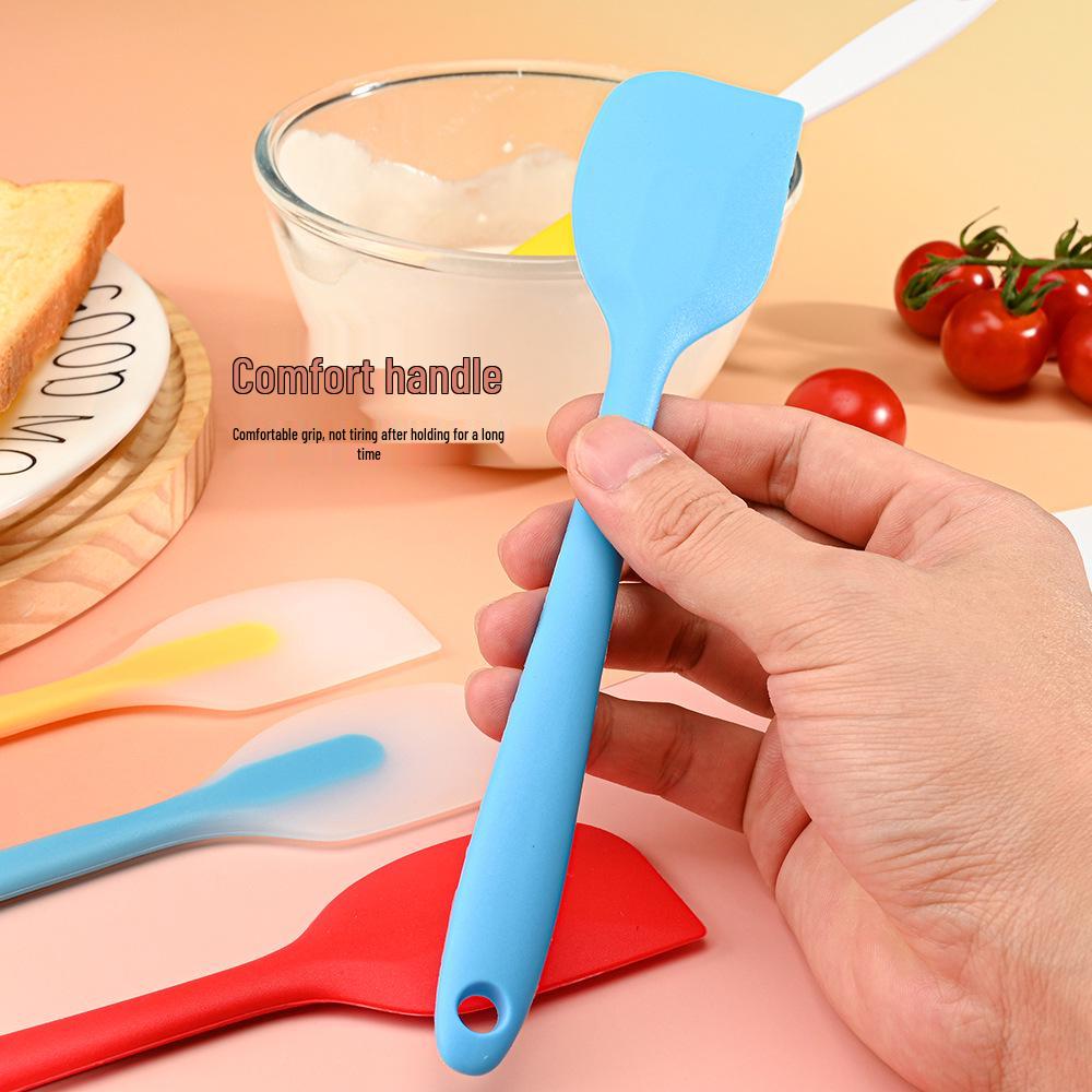 Two-Piece High-Temperature Silicone Spatula Set for Baking and Mixing