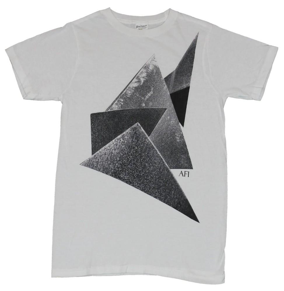 AFI  Distressed Four Gray Triangle  TSHIRT OFFICIAL UNISEX SIZE AFI BAND NEW Unisex T-Shirt XXXXL