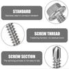M4.2 Size Self Tapping Screws With Cushion Dovetail Iron Sheet Screws  Sheet Metal Applications