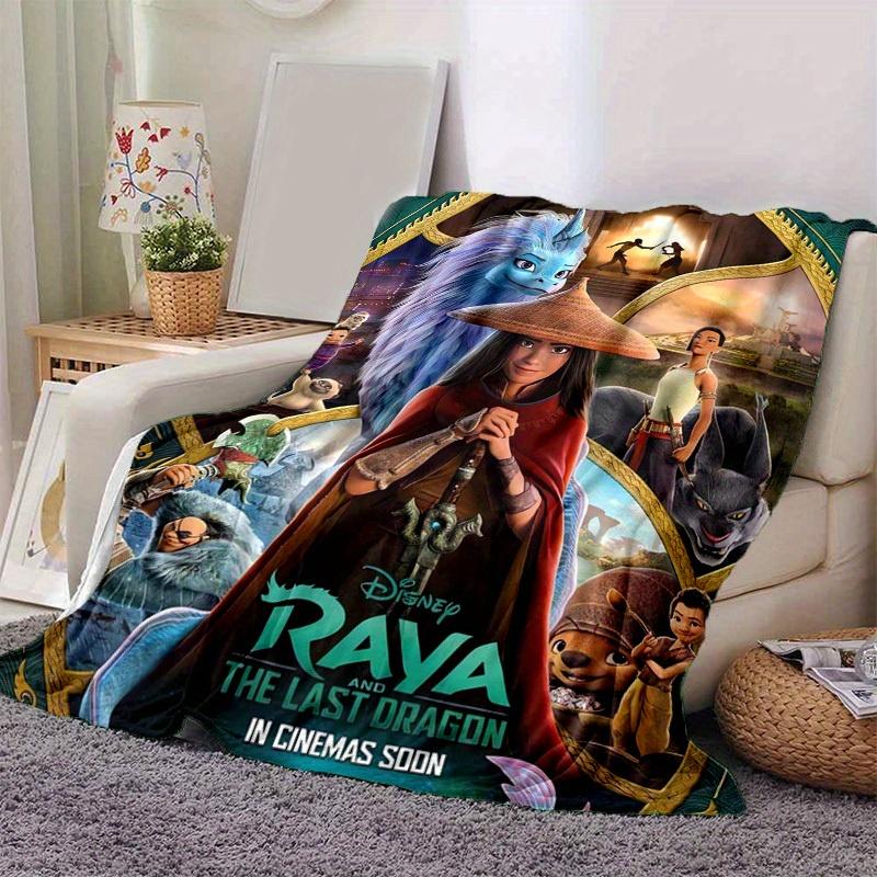 

1pc, Disney Raya and The Last Dragon Inspired Fantasy Adventure Throw Blanket Soft Coverlet for Bed, Couch, Car, Travel, Camping 80cmx120cm