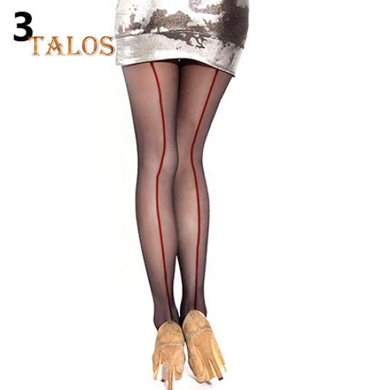 sheer seamed tights