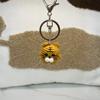 Mini Bear Cat Elephant Crochet Animal Doll Keychain For Car Keys Accessories Cartoon Penguin Doll Keyrings Knitted Accessories