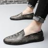 2024 Men Loafers Shoes Driving Fashion Boat Footwear Man Brand Leather Moccasins Shoes Men Comfortable Drive Men's Casual Shoes