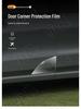 Ideal L8 Car Door Corner TPU Protection Film - Transparent, Front & Rear Triangle Area Paint Shield.