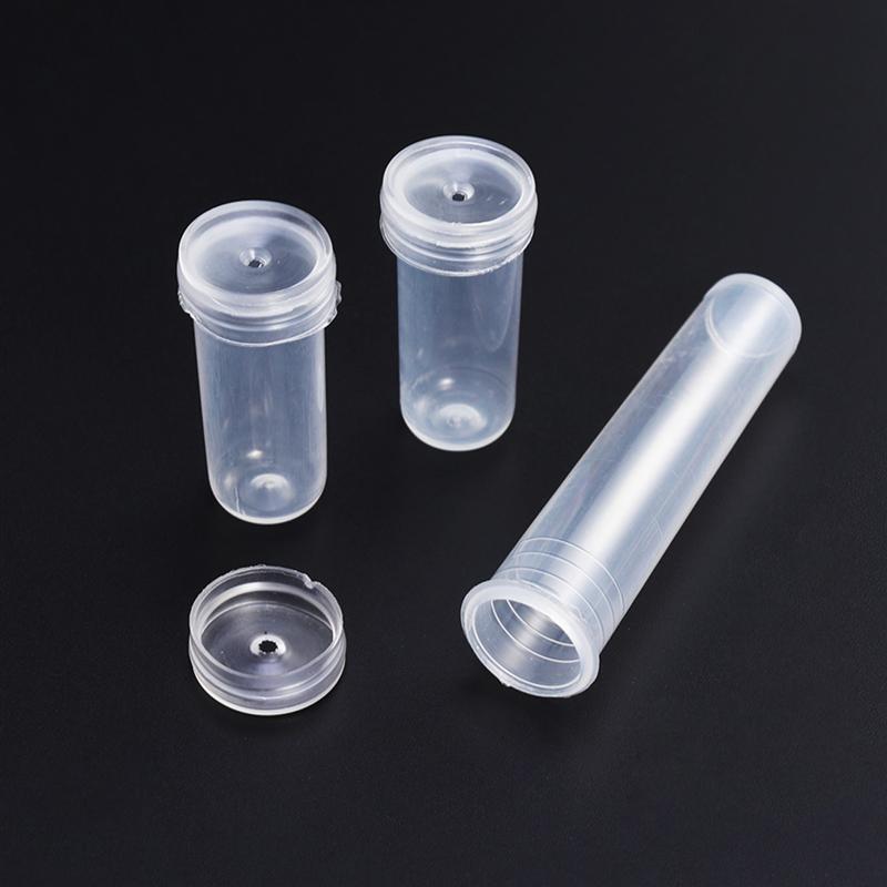 50pcs 25/ Nutrition Flower Water Container Vase Plastic Tube Transparent Water Flower Water Container Vase Tube Flower