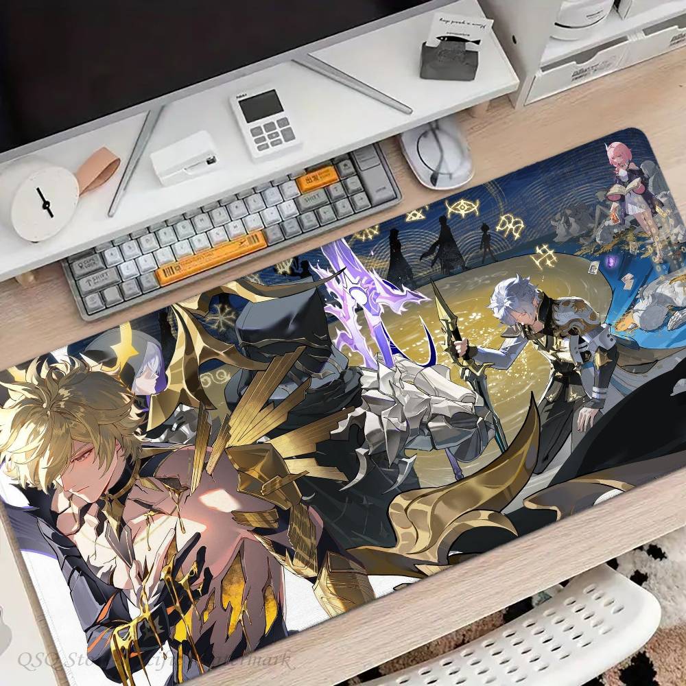 Phainon Anime H-honkai Star Rail Mousepad Non-slip Suitable For Office Computers Laptops E-sports Game Desk Mats XXL Keyboard