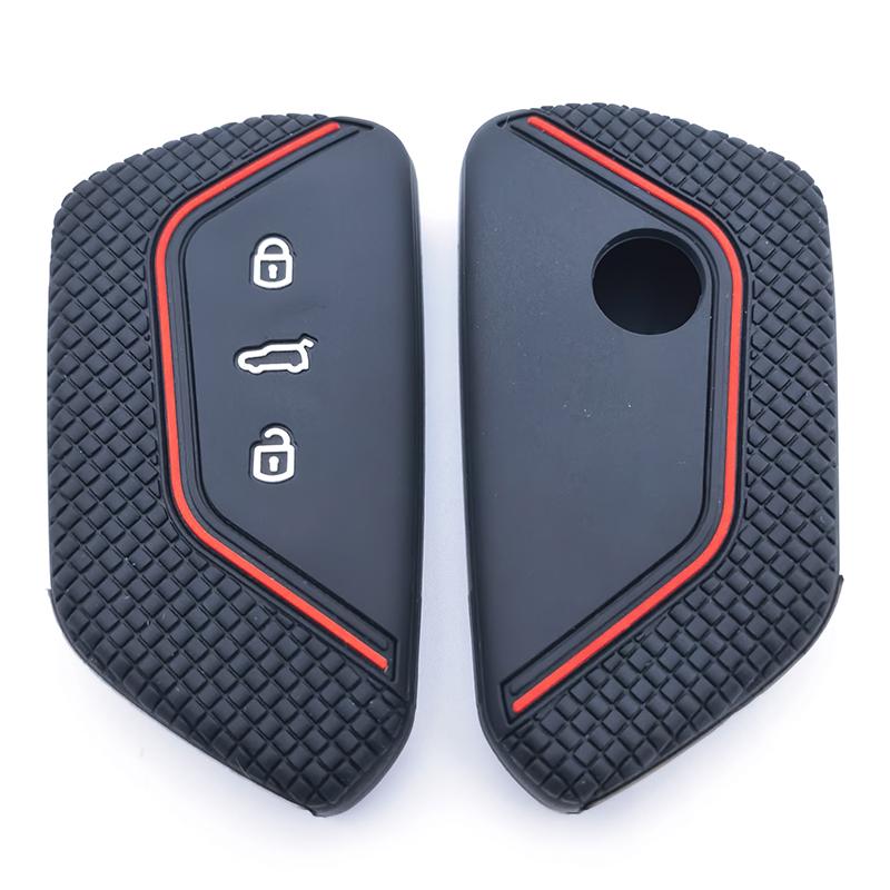 New Car Key Case Cover For Vw Volkswagen/Golf 8 Mk8 Id.3 Id.4 /Cupra/Skoda/Octavia A8/Seat/Leon Mk4  /Formentor/Tarraco
