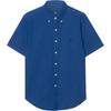 Polo Chemise Oxford à Manches Courtes avec Logo Petit Poney Brodé Homme chemises 710755879-005