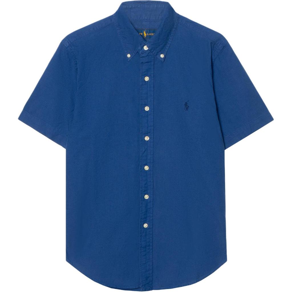 Polo Ralph Lauren Shirts Men's Marine Blue Pointed Collar Moderate Other 710755879-005