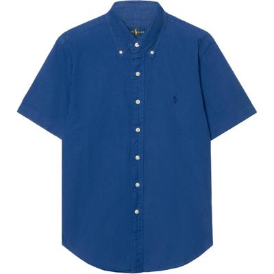 Polo Μικρό Λογότυπο Πόνυ Κεντημένο Oxford Κοντομάνικο Πουκάμισο Ανδρικά πουκάμισα 710755879-005