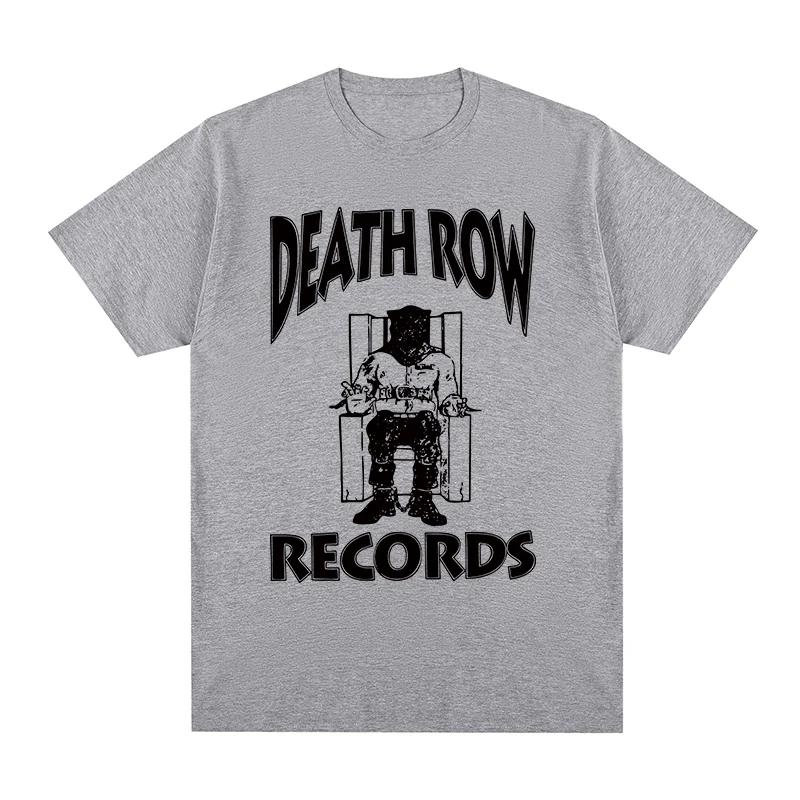 Death Row Records Тупак 2пак Дре R.I.P Летняя футболка Хлопок Мужская футболка Новая ФУТБОЛКА Женские топы 4XL
