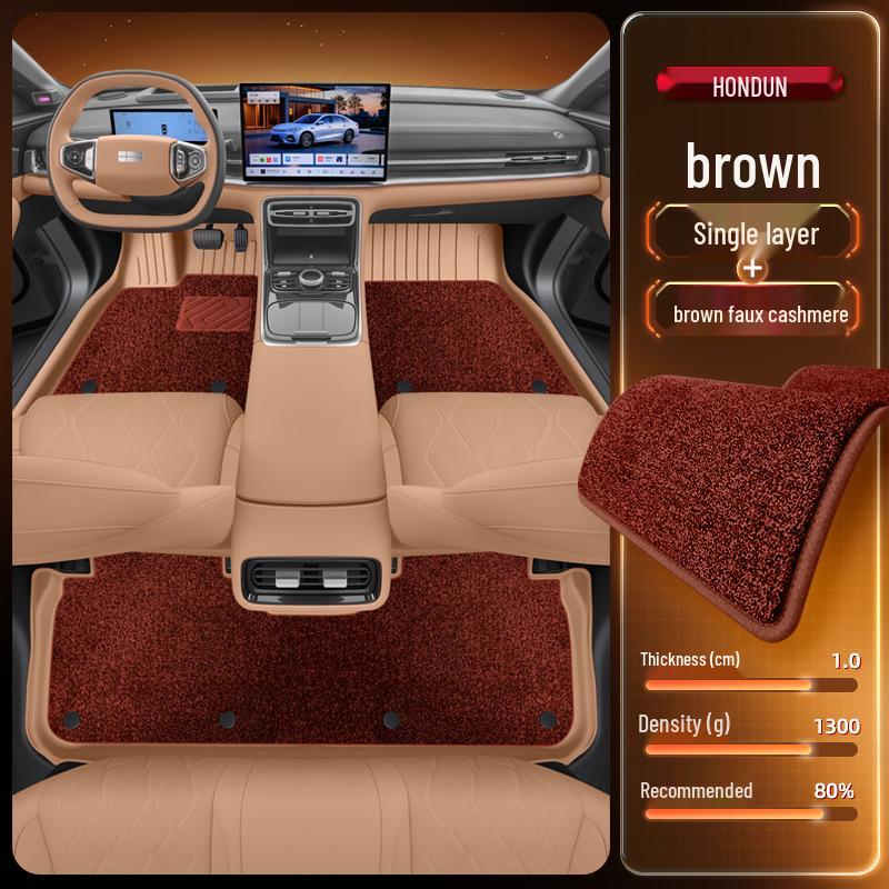 Floor Mats for Geely Galaxy A7 (2025) - TPE Car Interior Modification Accessory