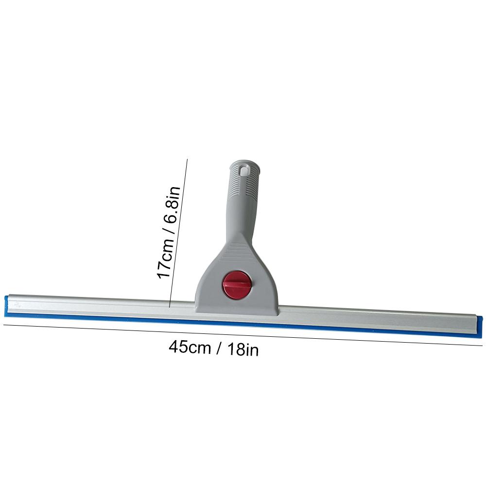 15/25/35/45cm Blue Water Wiper Rubber Squeegee Window Cleaner for Bathroom Supermarket Car House Shower Glass Screens Clean B51 45cm
