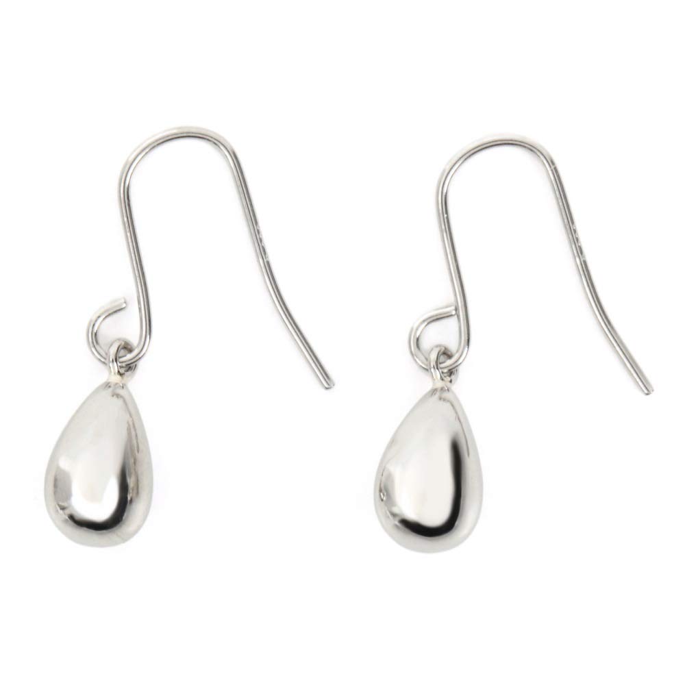 Platinum Drop Dangle Pear Pt900 Earrings, Shape, Women's,