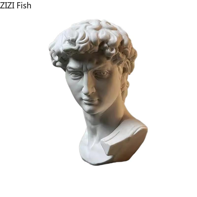 David Gipsstatue Schreibtischdekoration Kreative Figuren Ornamente Skizzenübung Malen Lehrmittel Charaktere Skulptur