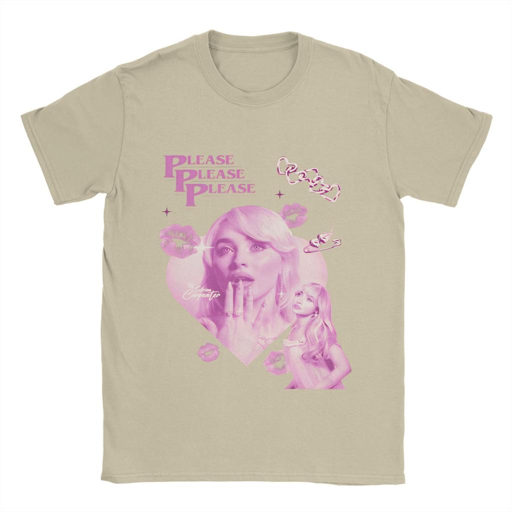 Sabrina Carpenters   T-Shirt Summer  Cotton T Shirts For Men Leisure Casual Tee Shirt Short Sleeve Y2K Funny Tees