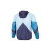 adidas Logo Color-Blocked Striped Sports Training Casual Jacket for Men, Blue