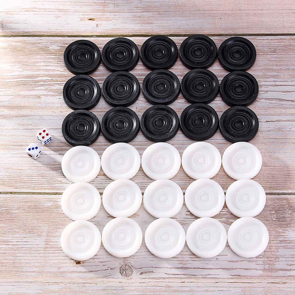 Travel Casual Chess Pieces Checkers Backgammon Pieces Home Party Board Game