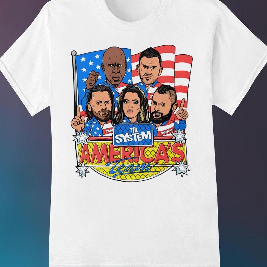 

The System America’s Team white T-shirt short sleeve All sizes JJ5208 L