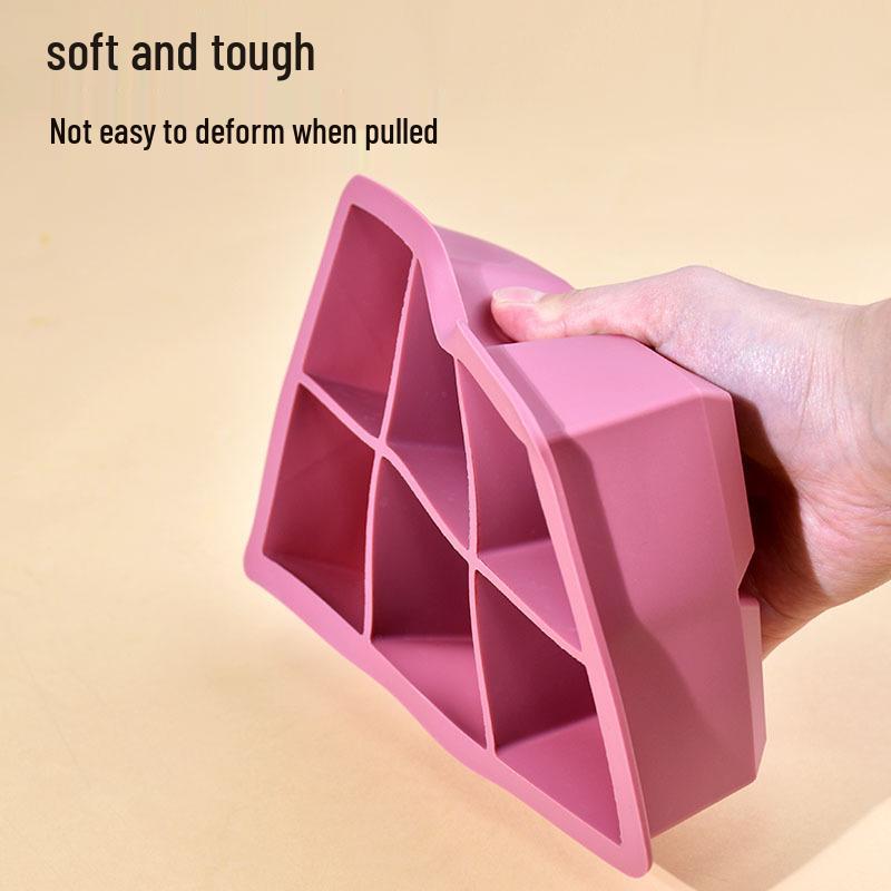 Summer Six-Grid Quick Freeze Food-Grade Ice Cube Tray Mold