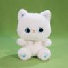 Stuffed Animals Siamese Cat Doll Furry Cat Table Doll Black Cat Plush Toy  Christmas Gift