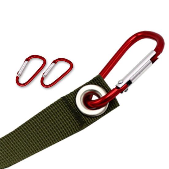 Nylon Extension Cord Good Load-bearing Wear Resistant Fasten Tape Design Easy To Install with Holes Multifunction Camping Nylon Extension Cord Rope