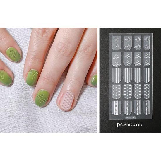 New Nail Art Sticker Nail Sticker 3D Nail Art Decoration Matte Dark Matte New Technology Two Ways To Use
