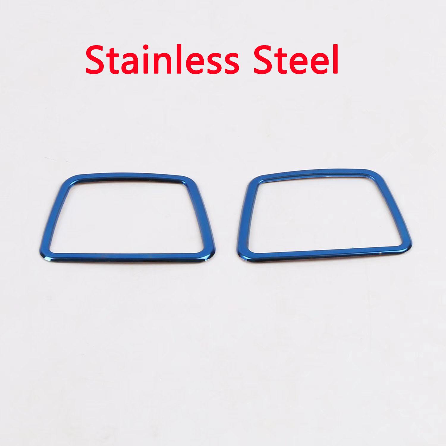 ABS/Steel Car Front Air Condition Outlet Trim For Hyundai IX35 2010 2011 2012 2013 2014 2015 2016 2017 Auto Interior Accessories Steel Bule
