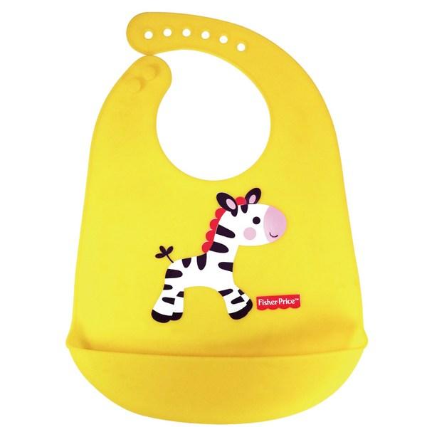 

Силиконовый нагрудник Fisher Price, желтый, 1 шт., 1 шт.