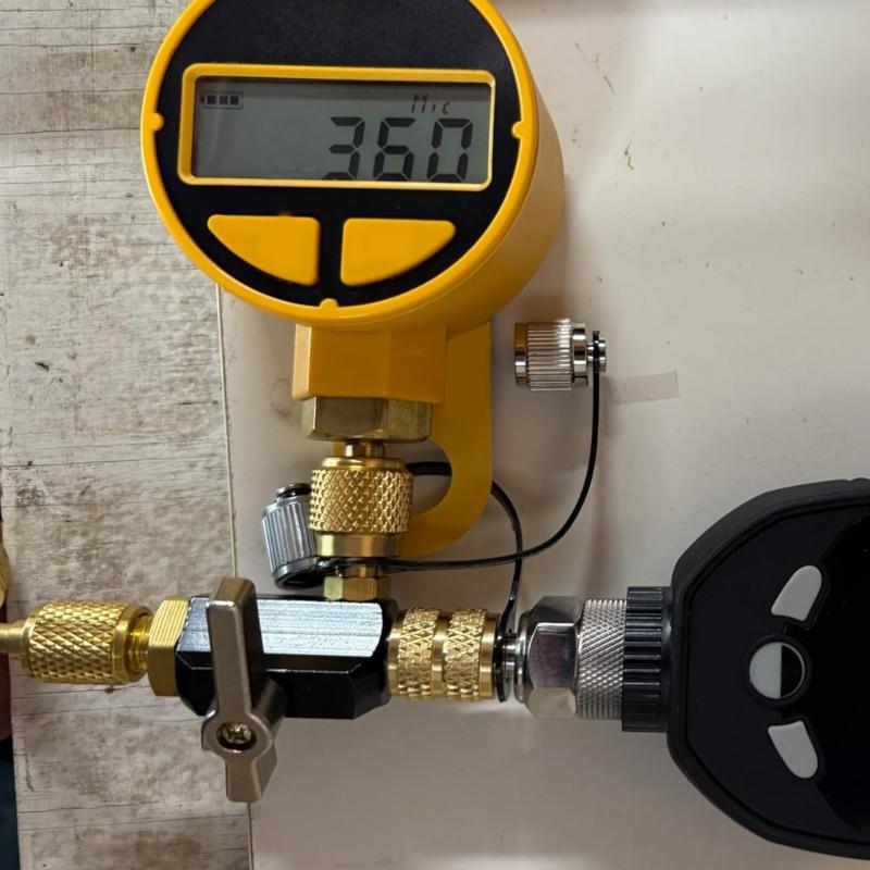 Vacuum Valves Cores Removal Tool Pressure Monitoring Vacuum Tool 5/16in Female 1/4in Male