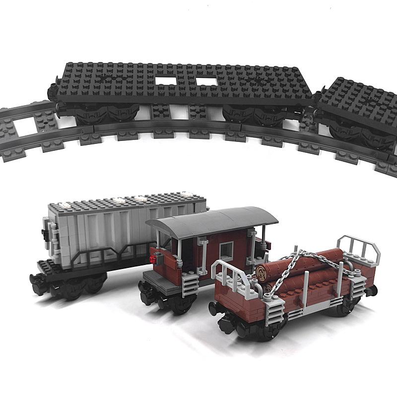 Tank Car/Train Car/ Cargo Train Small Particle Assembling Building Block Creative Moc Toy For Children