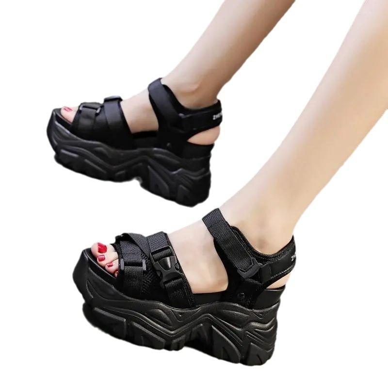 Fashion Shoes Woman 2024 Trend Summer New Women Shoes Fashion Square Head High Heel Sexy Women Sandals Zapatos De Mujer Platform Sandals
