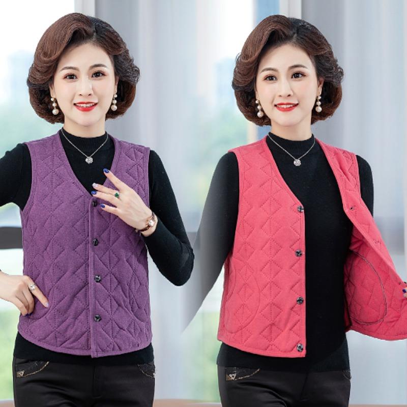 Autumn and Winter Vest German Velvet Silk Cotton Vest Old Warm Inner Wear Vest