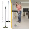 UNTIOR Cleaning Brush Long Handle 180°Rotating with Squeegee Mop for Household Wall Corner Patio Bathroom Tub Tile Floor Cleaner