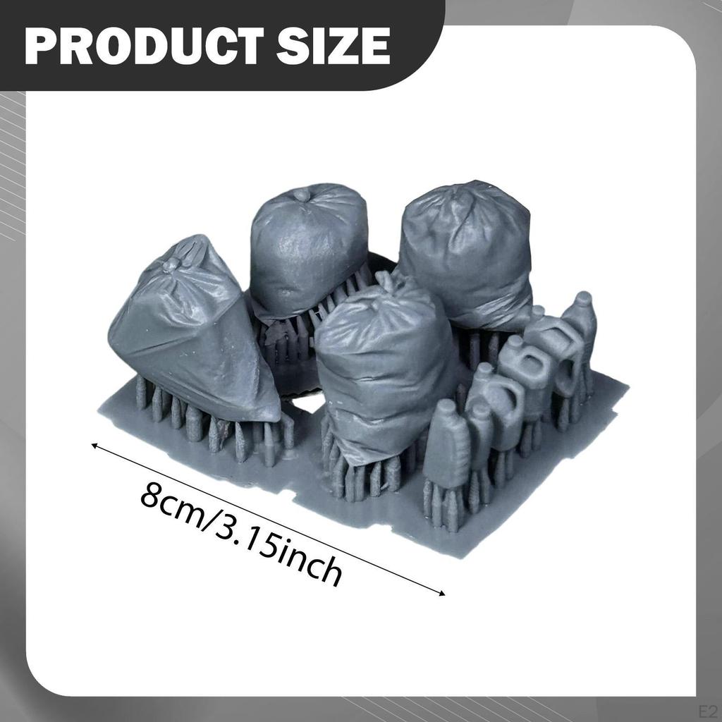 1:35 Scale Miniature Waste Model Scene Accessories Unique Collectible Tiny Trash for