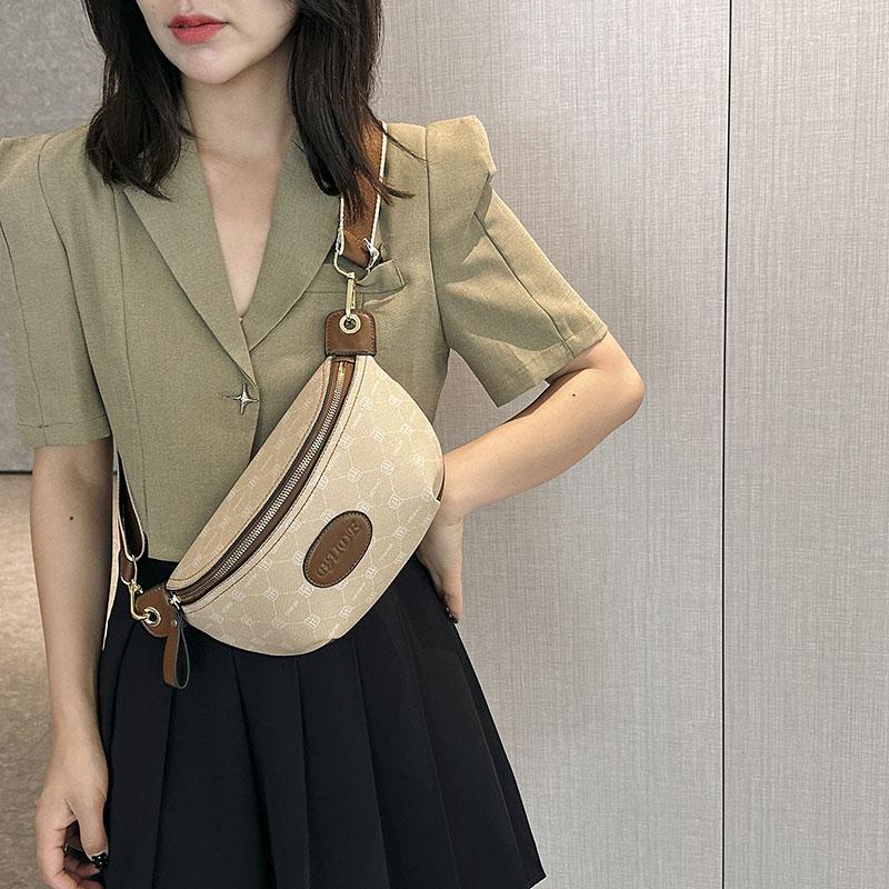 Ladies Leather Fanny Waist Bag Waist Bag Shoulder Bag Crossbody Bags High Quality Classic Design Feminine Fashion Bags