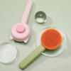 Pet Supplies Stainless Steel Cute Shape Pet Pin Comb Self-Cleaning Cat Comb Floating Hair Removal Pet Comb