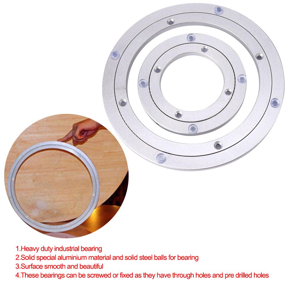 Heavy Duty Aluminium Alloy Rotating Bearing Plate Turntable Round Dining Table Table Turntable Round Table Bearing Rotating Tray