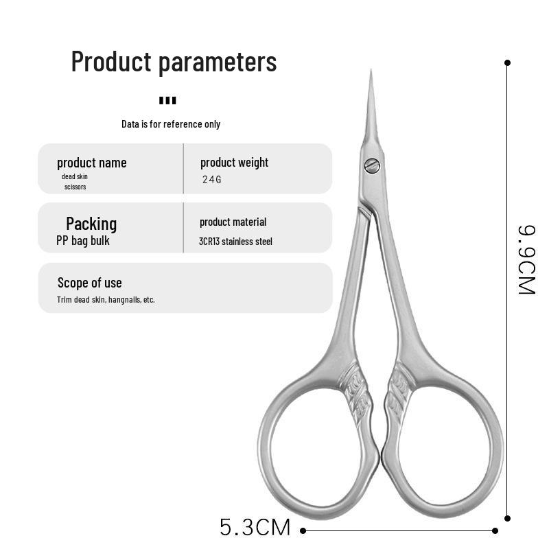 Professional Russian-Style Cuticle Nippers for Nail Art - Hangnail Finger Nail Scissors