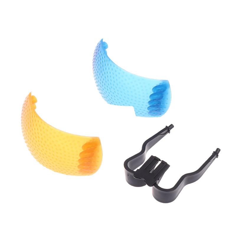 1/2Set Diffuser Cover For Dslr Camera Diffuser Cover 3 Color 3 In 1 Up Flash Diffuser Cover For Dslr Slr Cameras