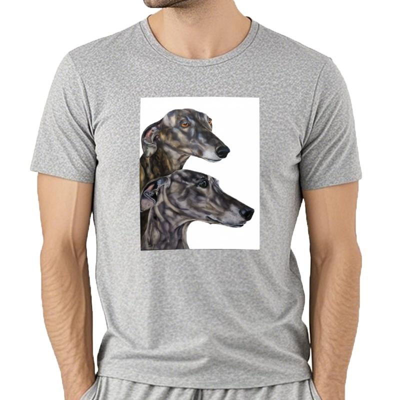 Greyhound T-Shirt For Man Cotton Shirt Funnys Sweat For A Boy