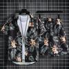 Hawaii Summer Men's Loose Large Size Beach Shirt Suit Vacation Casual Fashion Trendy Short-sleeved + Shorts