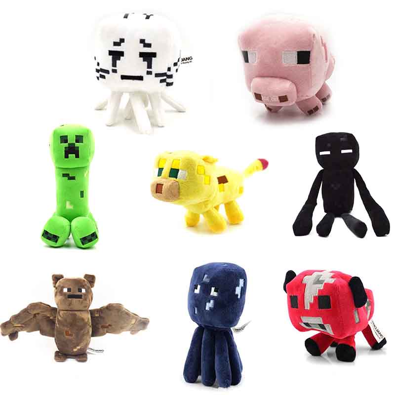Braided Beads Plush Toys Plush Soft Kids Stuffed Animals Xmas Birthday Gifts Minecraft UK spacer beads