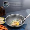 SUPOR 304 Stainless Steel Honeycomb Stir-Fry Pan