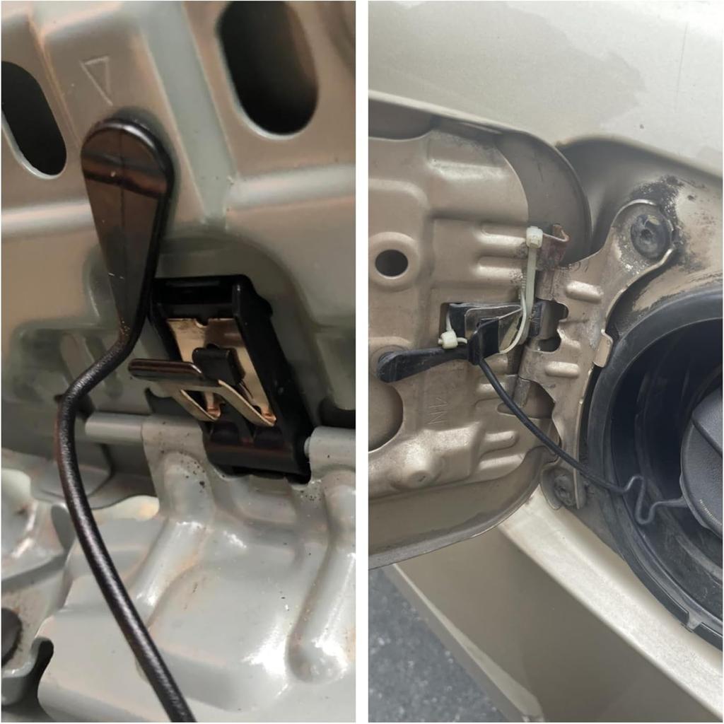 Fuel Gas Tank Door Cover Spring Clip Replacement for Nissan NV1500 NV2500 NV3500, 1pc 78836-1PA0A