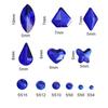 12Grids/Box Nail Art Rhinestone Flat Back Non-Drop Lightweight Mixed Colorful AB Nail Art Glitter Decorations for Manicure