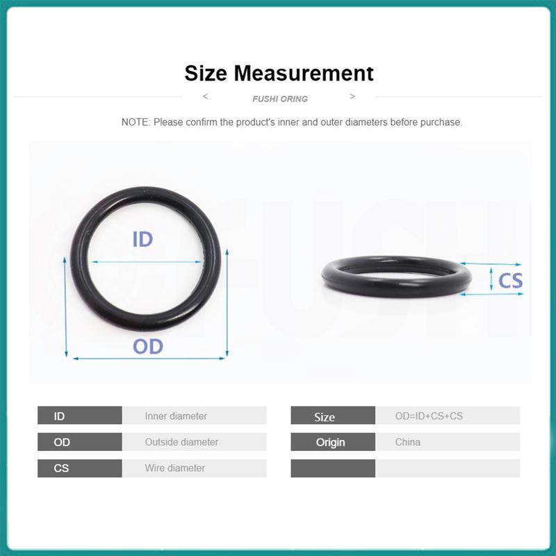 CS4mm NBR Rubber O RING OD 205/210/215/220/225/230/235/240*4 Mm 5PCS O-Ring Nitrile Gasket Seal Thickness 4mm ORing